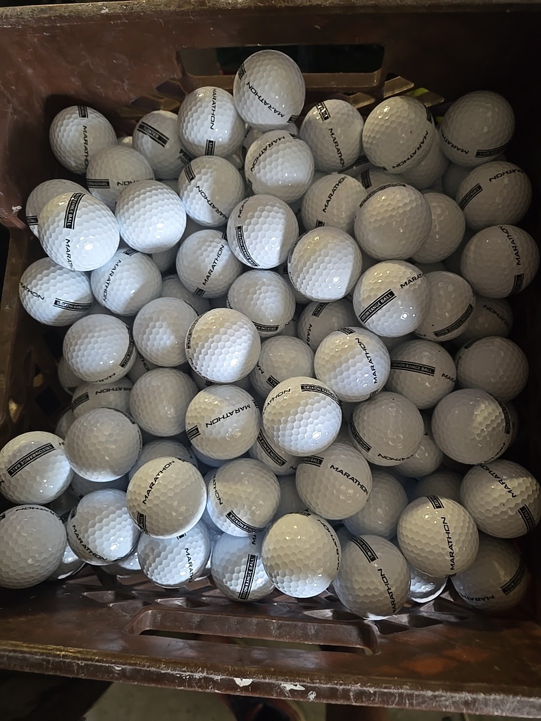 100 Srixon Marathon Used Floater Floating Golf Balls that Float - AAAA CONDITION