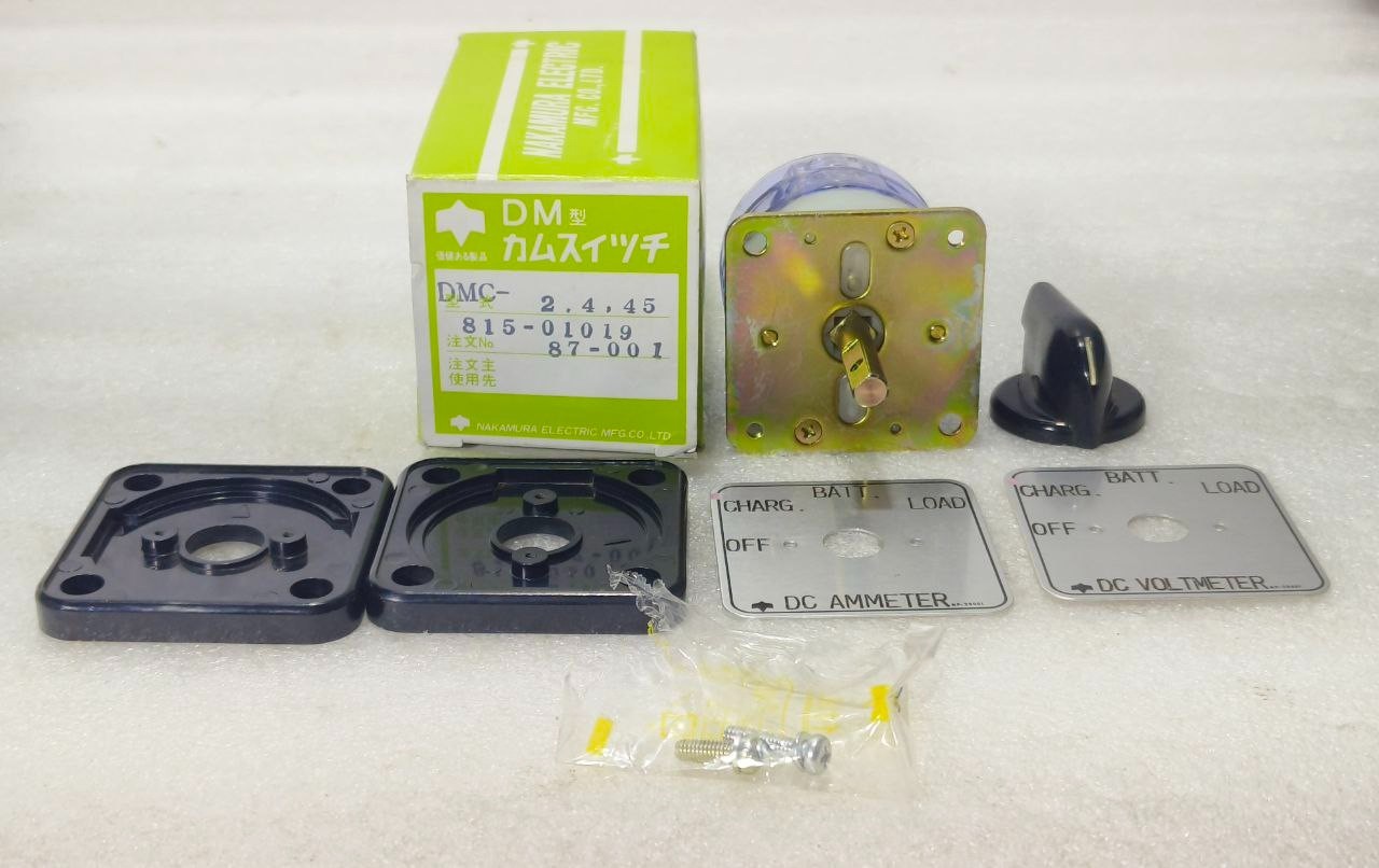 NEW 🆕NAKAMURA ELECTRIC DMC-2.4.45 CAM SWITCH DC AMMETER VOLTMETER FREE SHIP