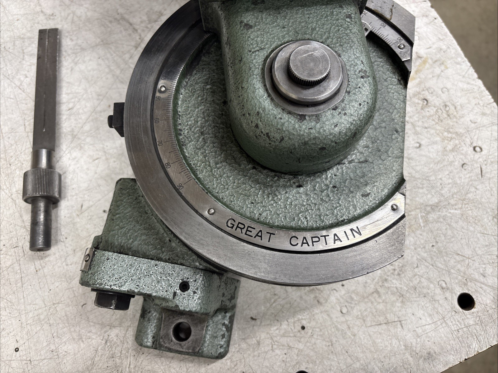 Great Captain Tool Cutter Grinder Radius Grinding Attachment EXCELLENT CONDITION
