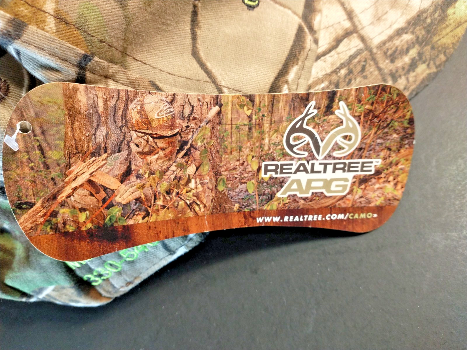 Realtree APG adjustable Tree Camo cap NWT /Pipelines, Inc. OSFA