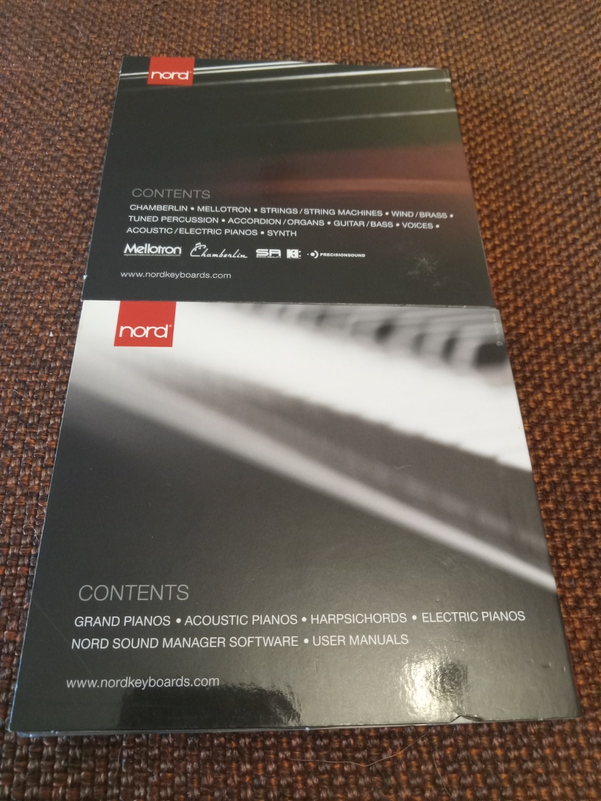 Nord Sample Library And Piano Library 4 Disks