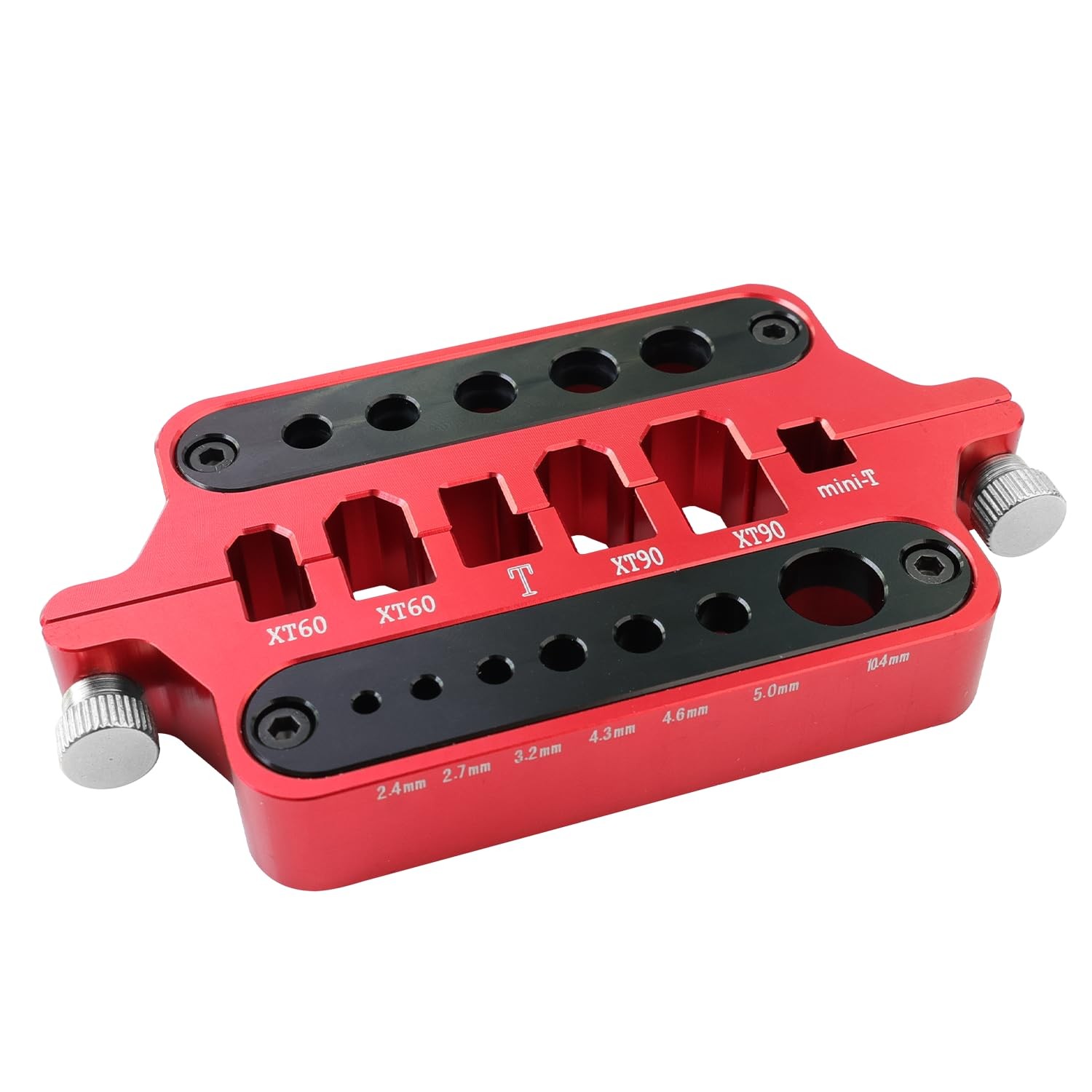 1 PCS Red Aluminum Welding Soldering Insulate Station Jig RC Tools For XT60