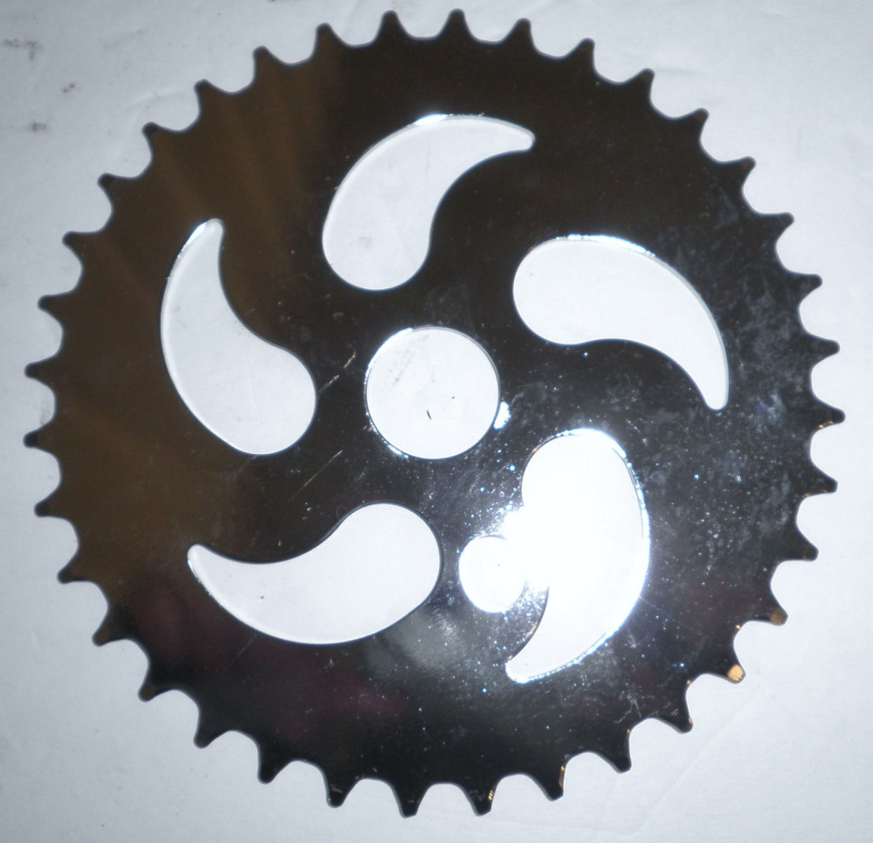 STEEL SILVER 36 TOOTH BMX BICYCLE CHAIN RING PARTS 671-2