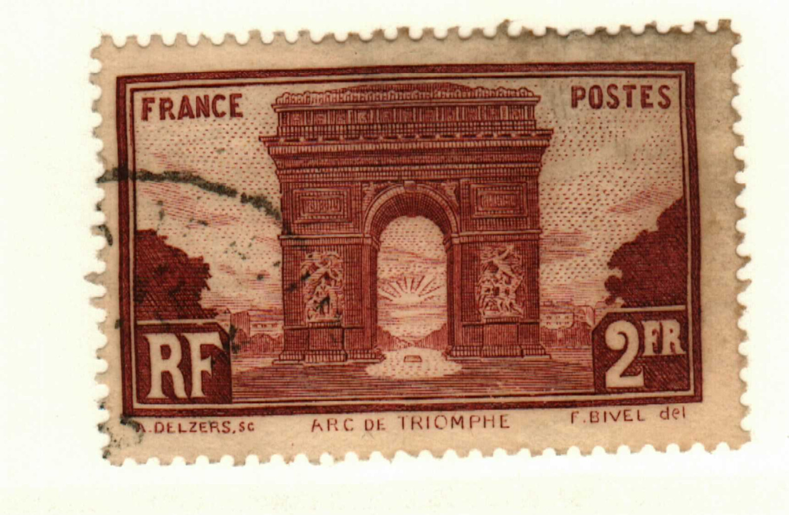 France #263 used Arc de Triomphe