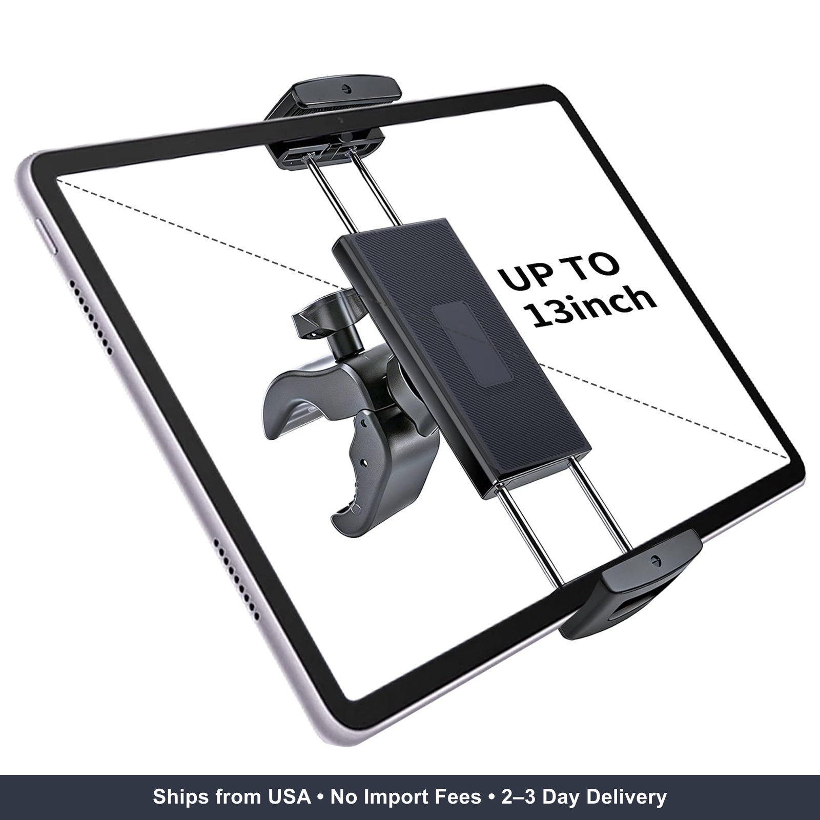 Tablet Mount Holder for Spin Bike Treadmill Exercise Bicycle Gym 4 7 13 Inch