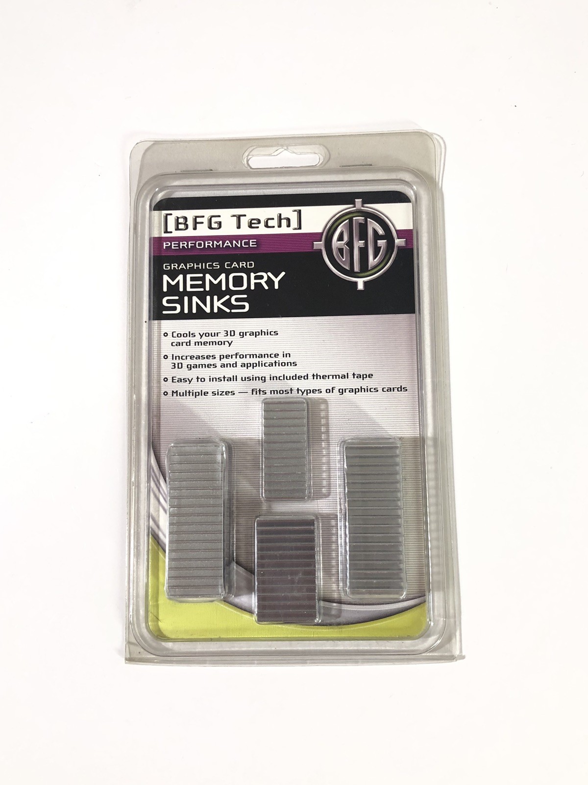 New BFG Tech Performance Memory Sinks Multiple Sizes