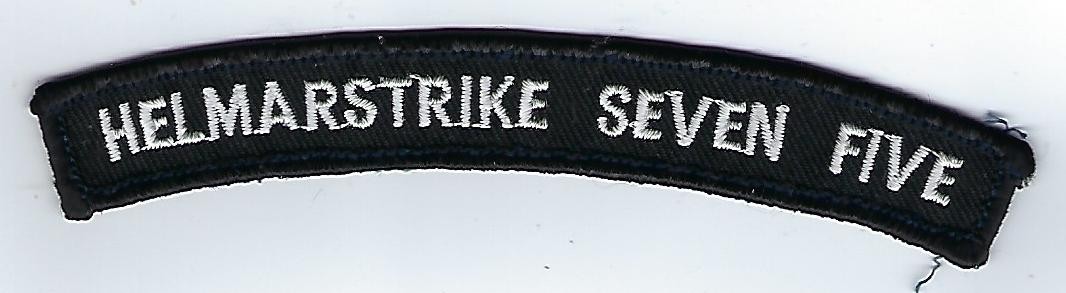 HELMARSTRIKE SEVEN FIVE, US Navy "Rocker"