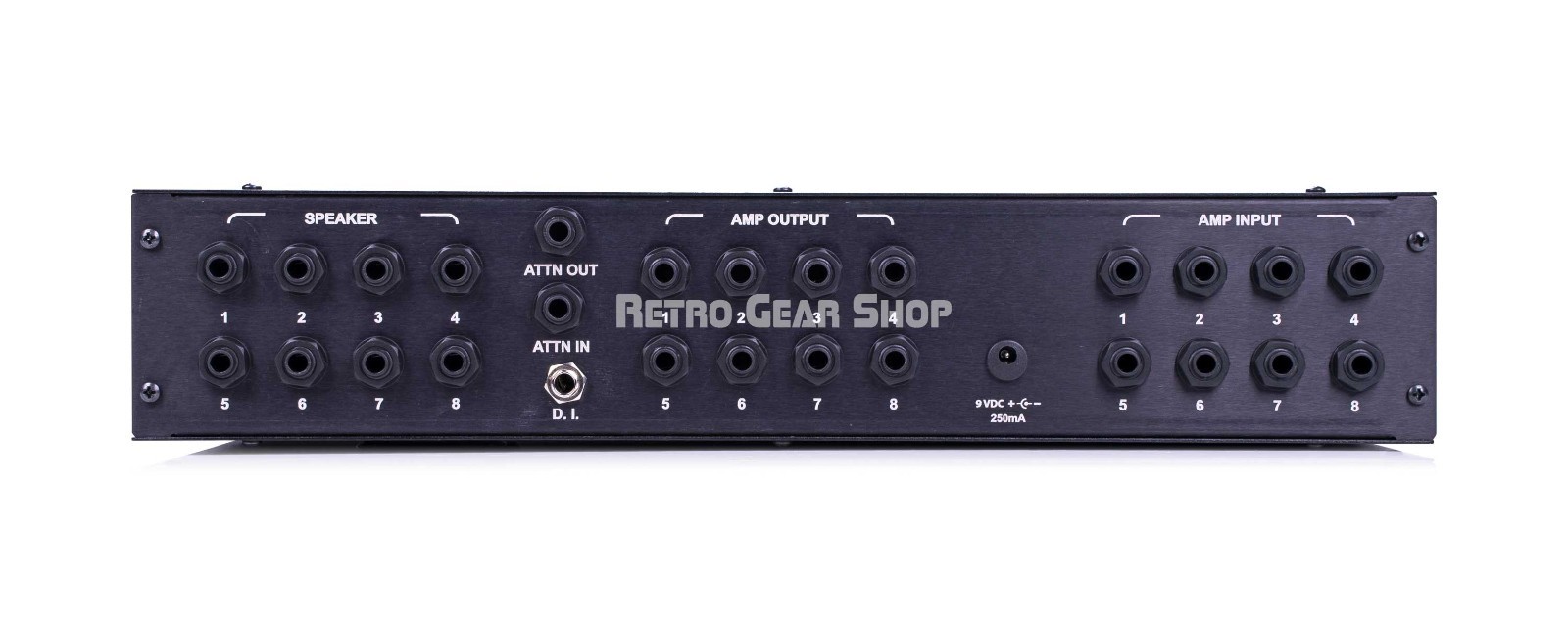 de Lisle Amp-Speaker Selector 8×8 with Reactive Attenuator Single Input