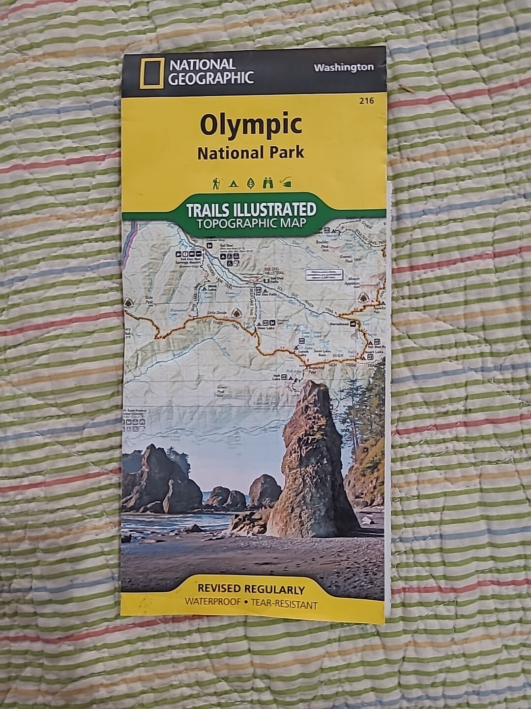 Olympic National Park Trails Map Washington State 216 National Geographic 2019