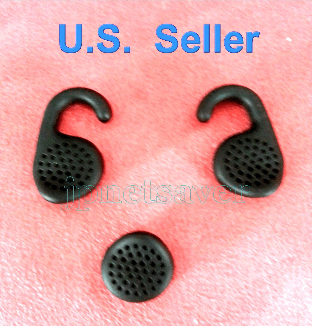 3pcs Black Earbuds  Tip Gel For Jabra EXTREME EXTREME 2 Bluetooth  (set 0f 3)