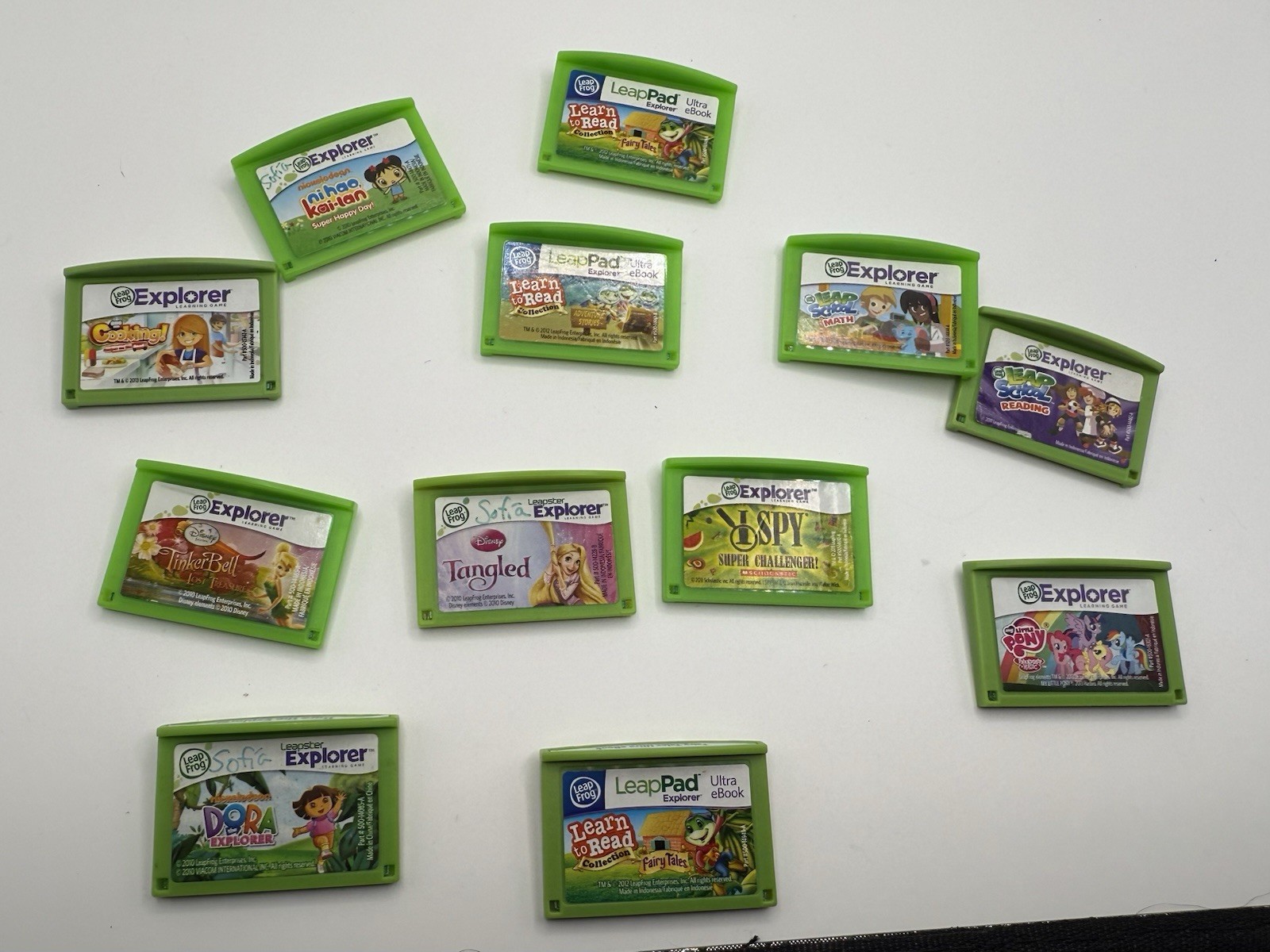 12 Leapfrog Explorer Learning Games & Leap Pad Ebook Untested