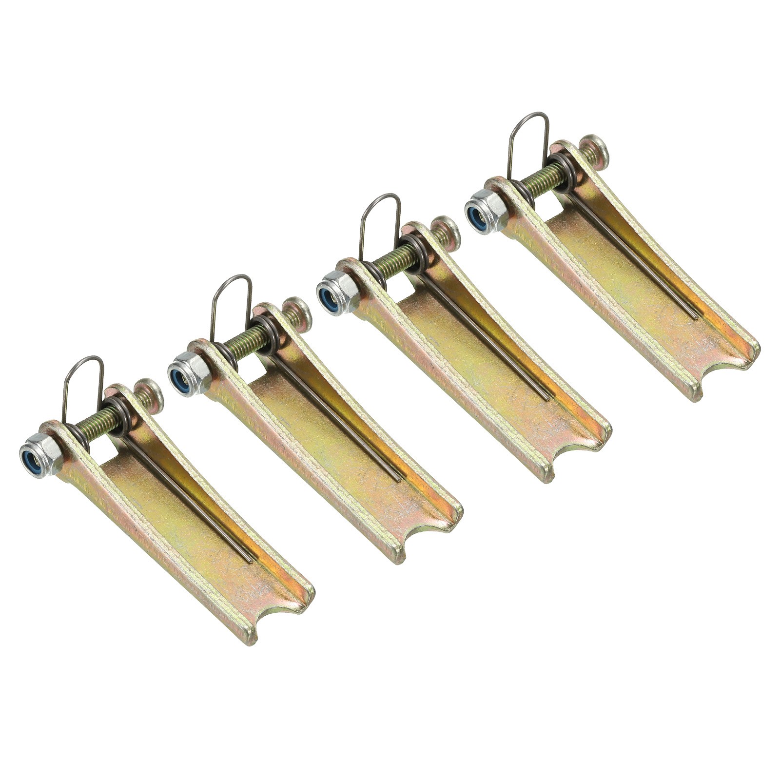 4 Pack 2 Inch Hook Safety Latch Kit Metal Towing Hitch Replacement Golden]