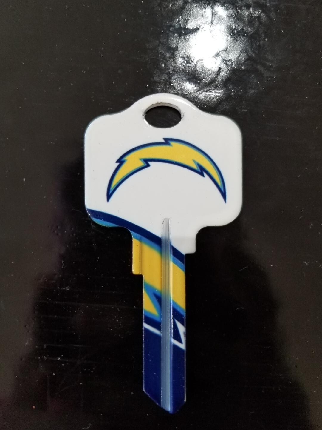 NFL LOS ANGELES CHARGERS KWIKSET KW1/KW10 KEYBLANK - READ DETAILS BELOW