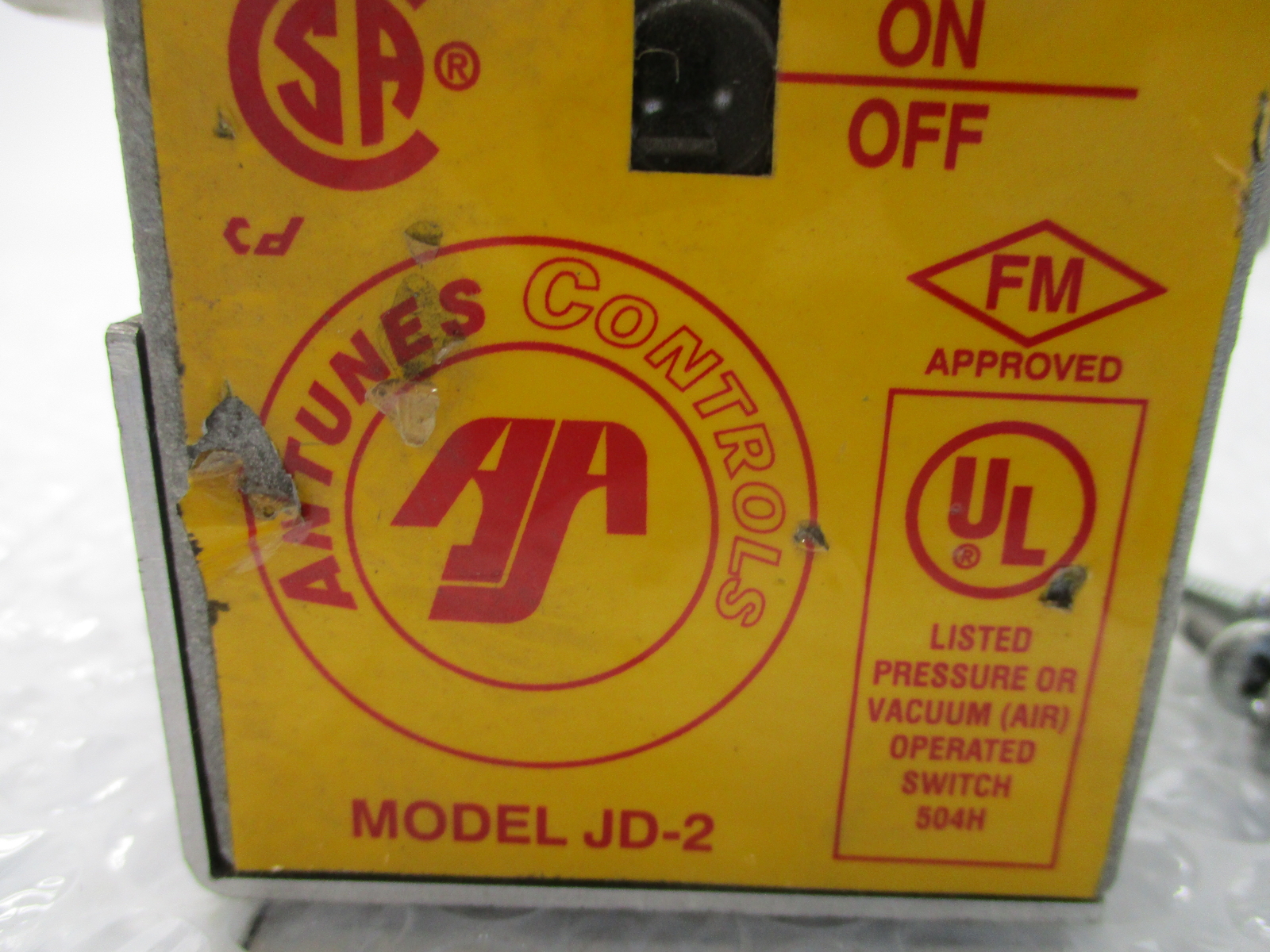 ANTUNES CONTROLS JD2-RED SWITCH NSNP