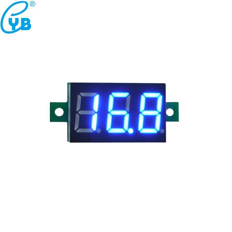 YB20 LED Mini Display Module DC 2.5V-30V DC2.8-30V Voltmeter Volt Panel Meter