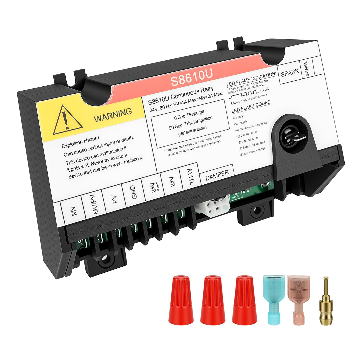 S8610U Ignition Control Circuit Board S8610U3009 S8610U1003 Furnace Intermittent