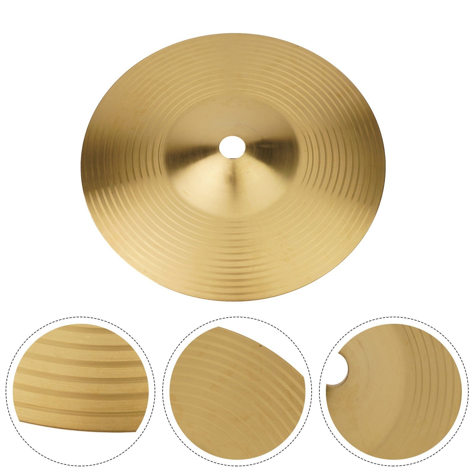 High Grade Brass Cymbals for Drummers at All Levels (6 8 10 12 14 16 Inch)