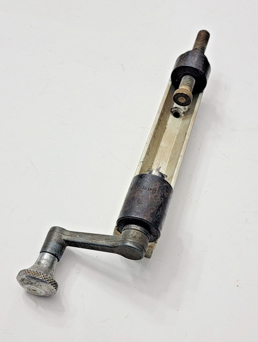 Vintage CH Tool Reloading Case Trimming Lathe Case Trimmer