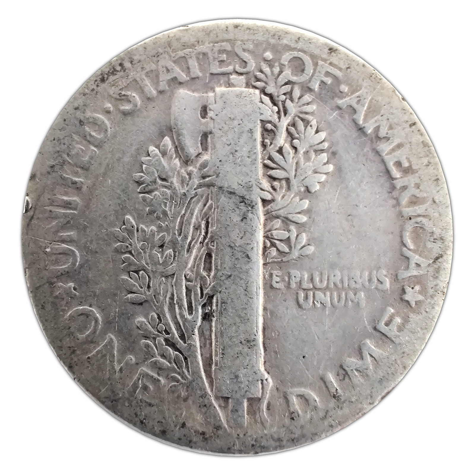 1920-P Mercury Dime G Good 90% Silver
