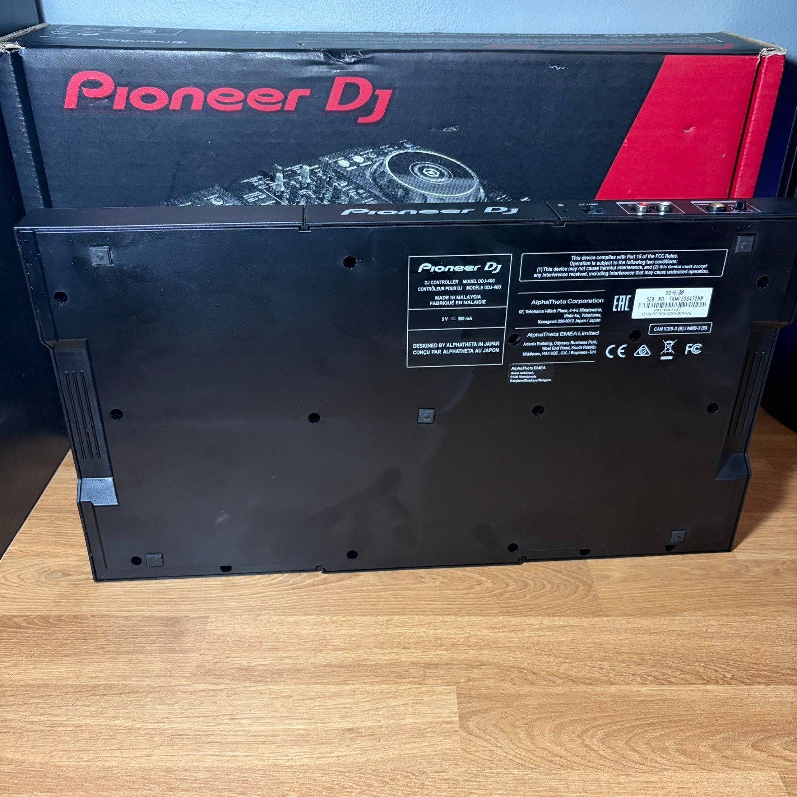 Pioneer DJ DDJ-400 2-Channel Rekordbox DJ Controller UNTESTED