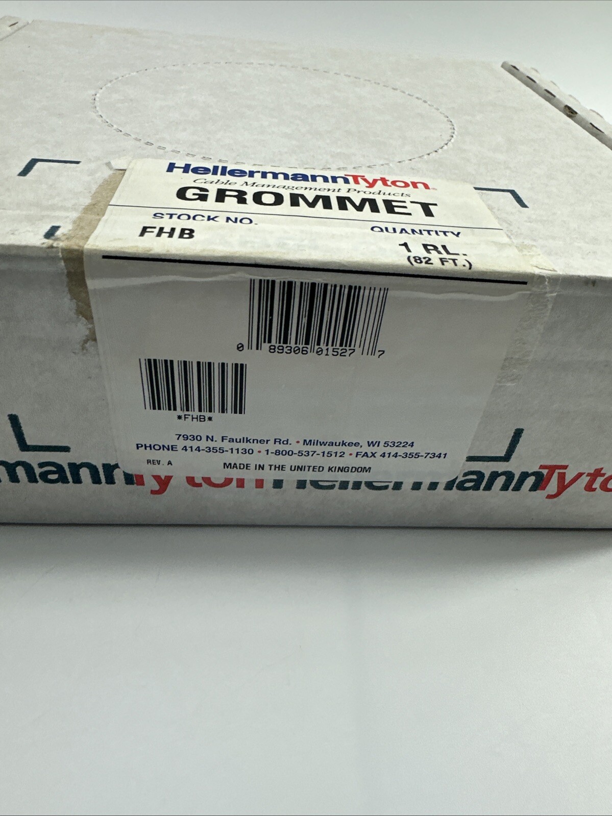 HELLERMANNTYTON FHB Grommet Natural, 82ft
