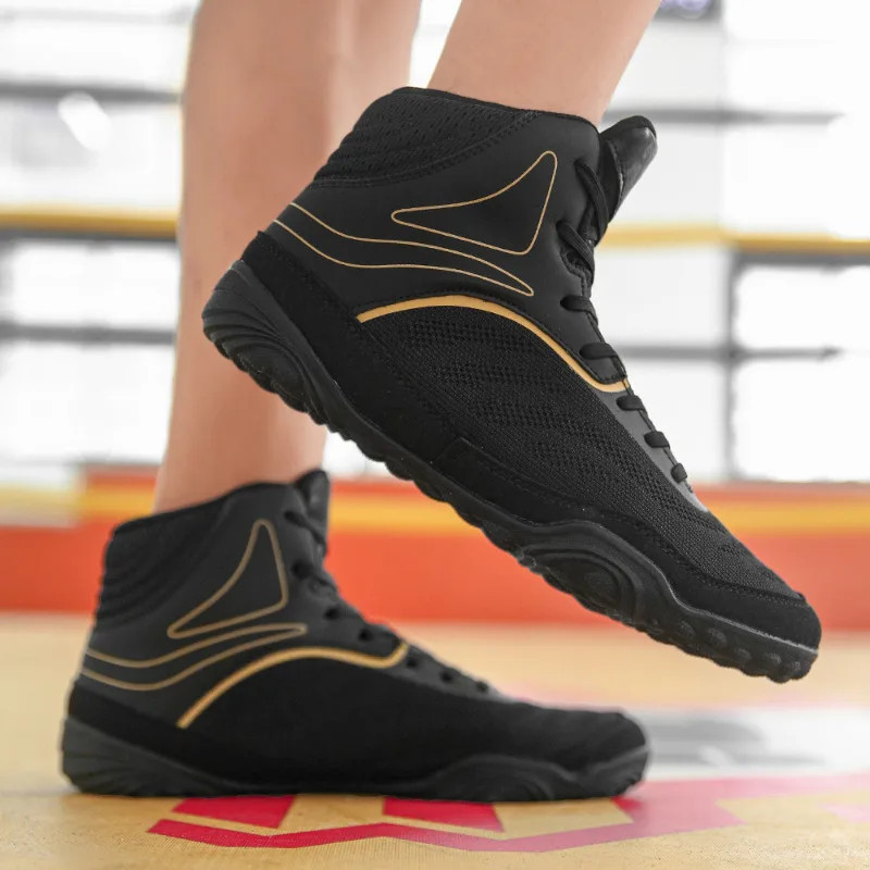 Professional Non-Slip Boxing Shoes Gym Footwears for Wrestling Shoes