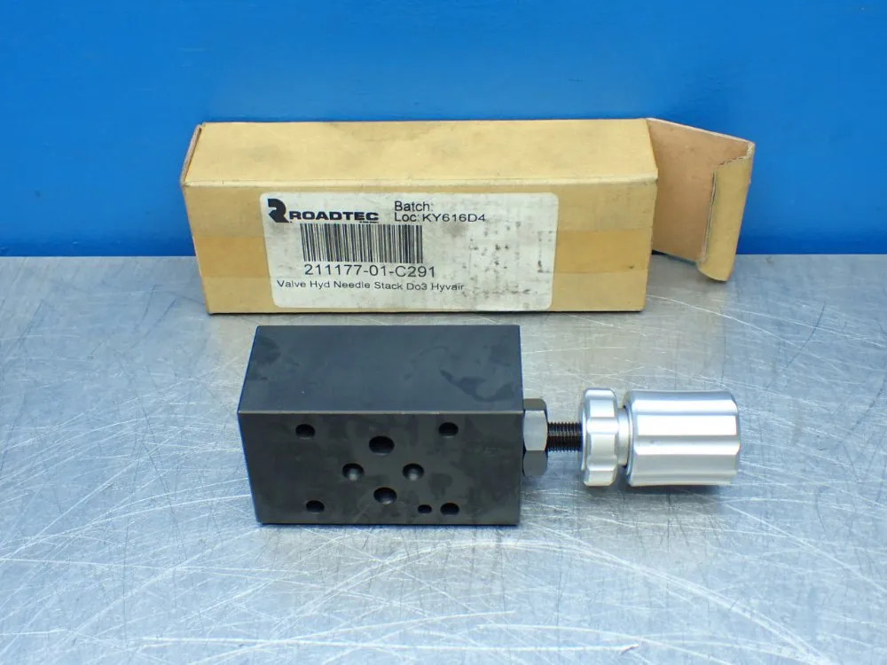 ROADTEC HYDRAULIC NEEDLE STACK VALVE 211177-01-C291