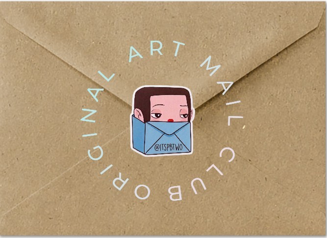 Tiny art ORIGINAL snail mail club  - August 2026 edition