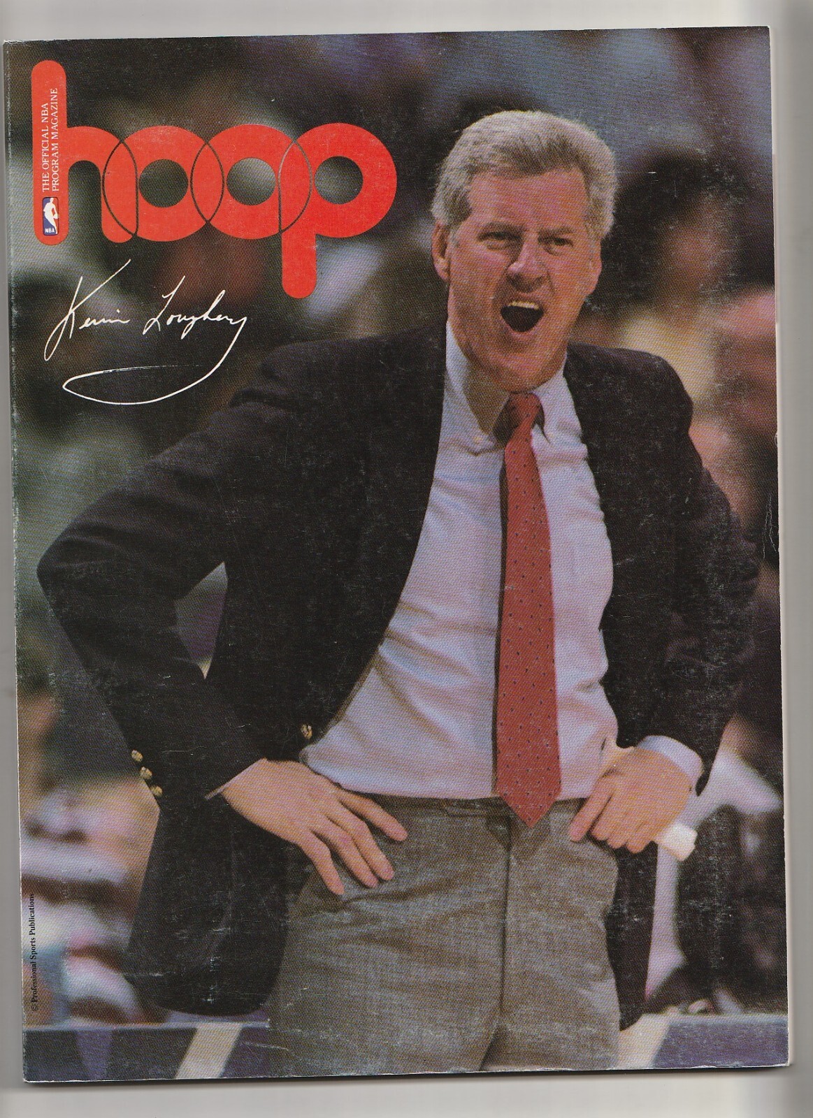 January 19, 1982 Heat vs Pacers Hoop Program---Kevin Loughery