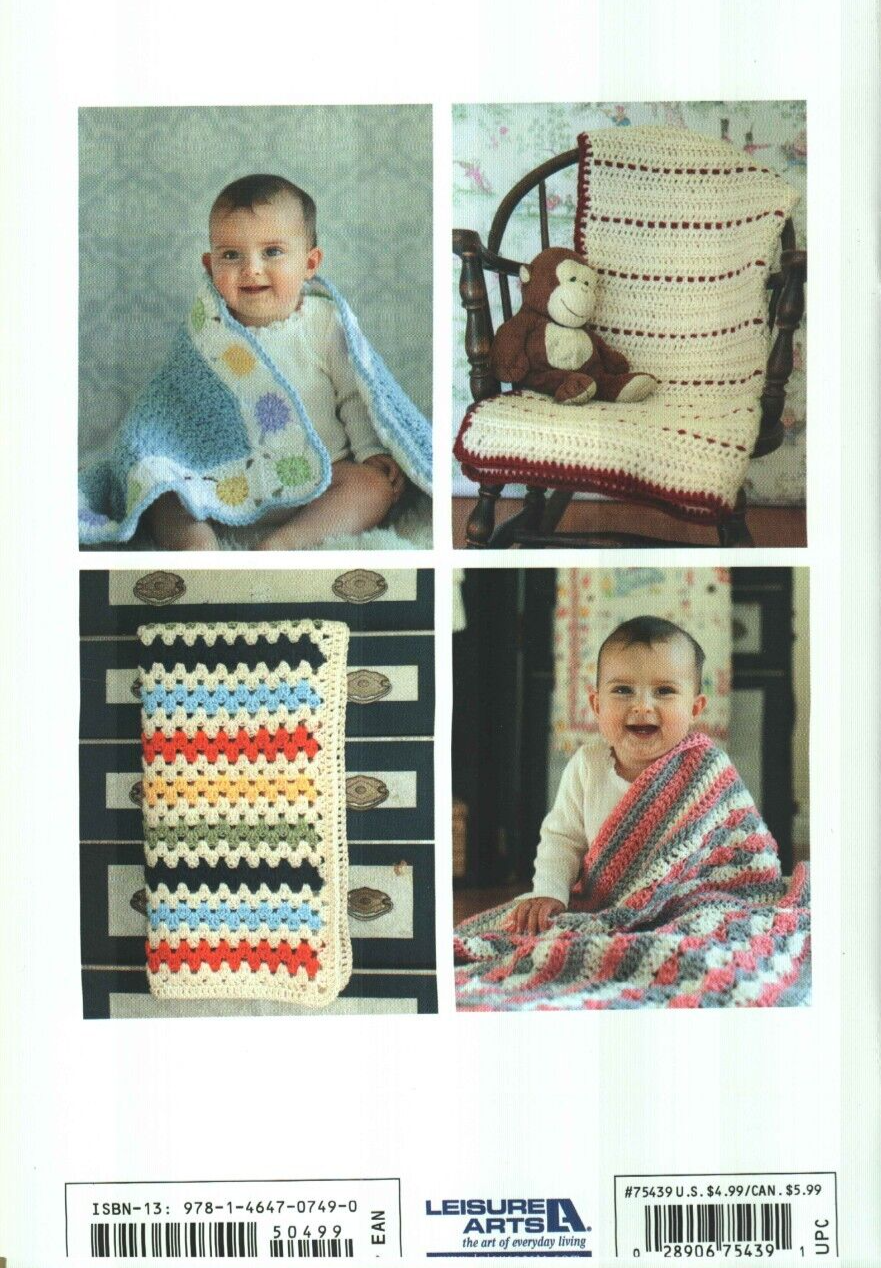 USED BABY AFGHANS 5 CREATIVE NURSERY DESIGNS DIGEST SIZE CROCHET PATTERN BOOK