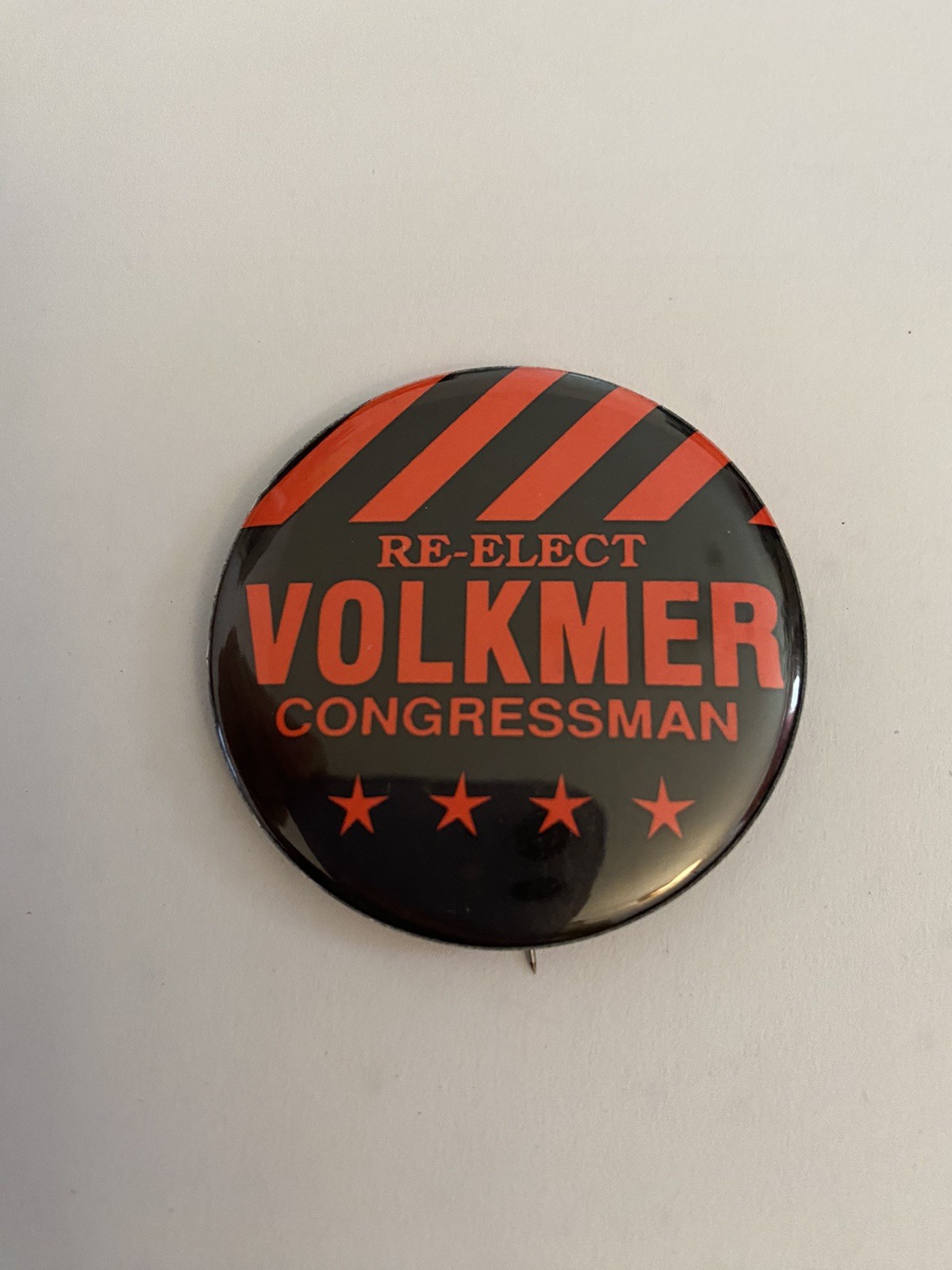 Re-Elect Volkmer Congressman Missouri Pin Back Button P175