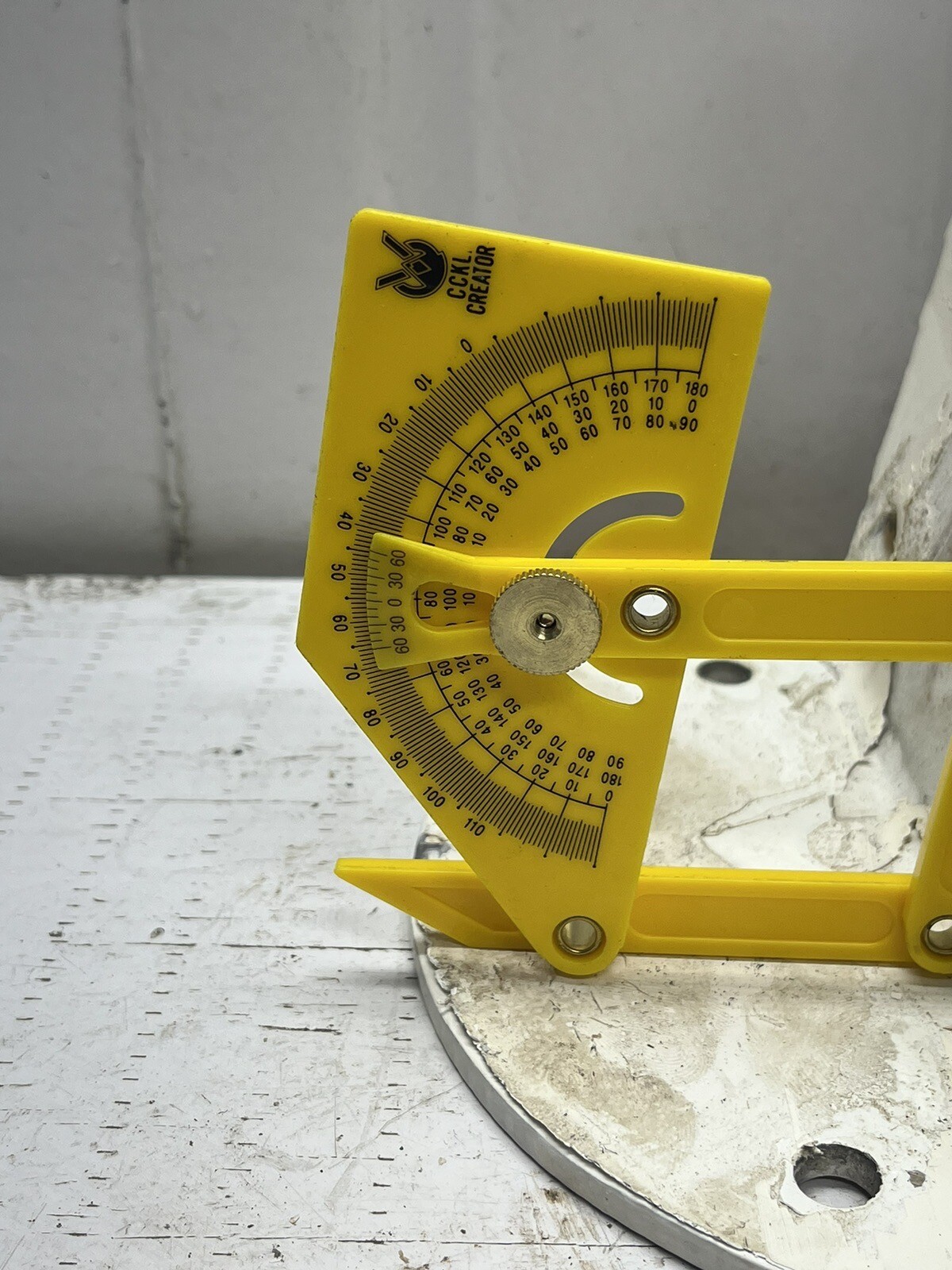 Stainless Sailboat Winch Base Bracket On 80 Degree Angle 7” Round