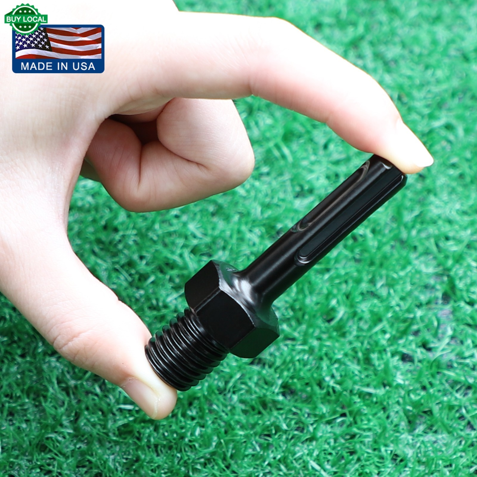Core Drill Bit Adapter 5/8 x11 Thread Male to SDS Plus Shank for Demolition Hamm