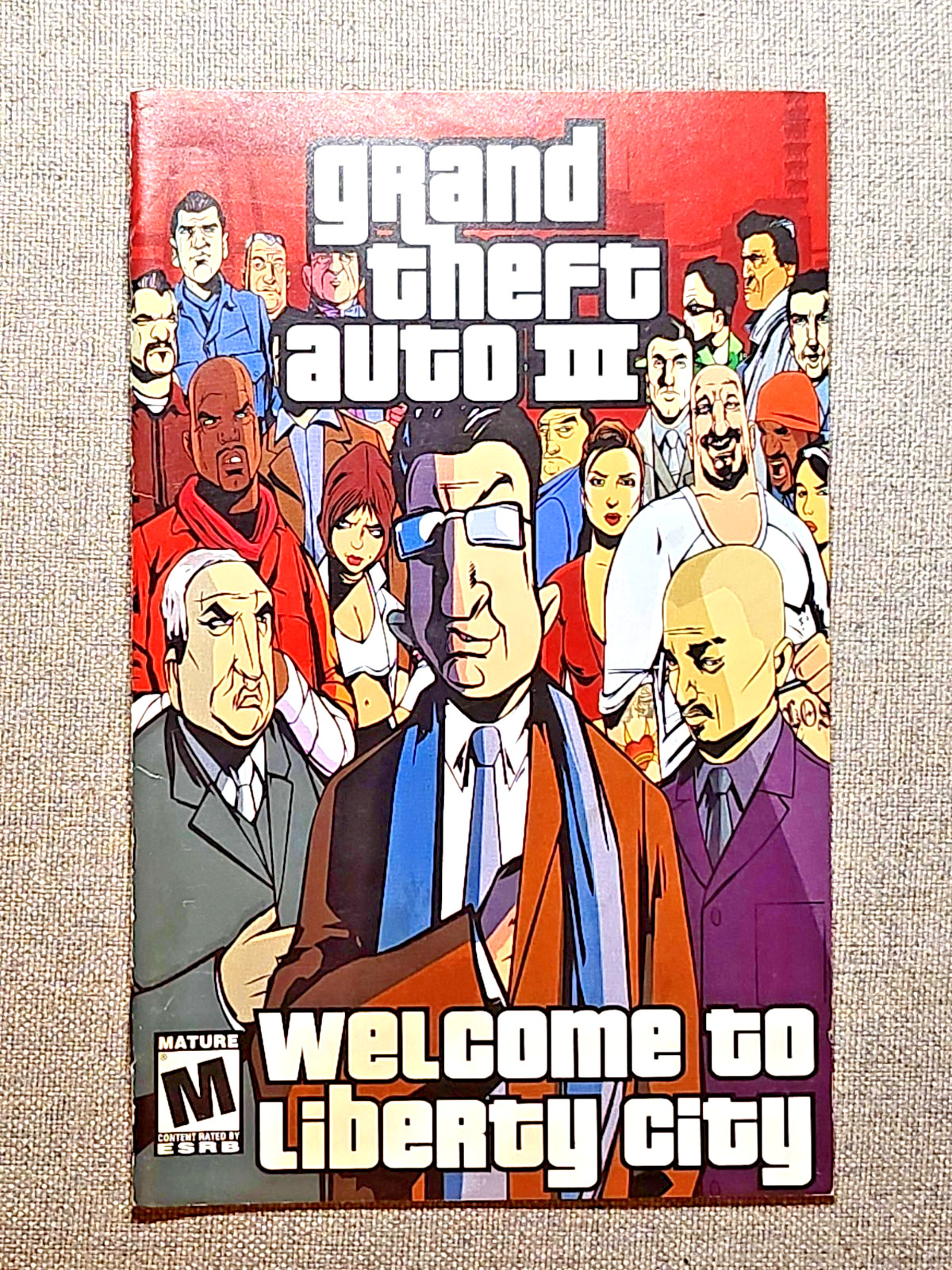 Grand Theft Auto III 3 Instruction Manual Only - PS2 PlayStation 2