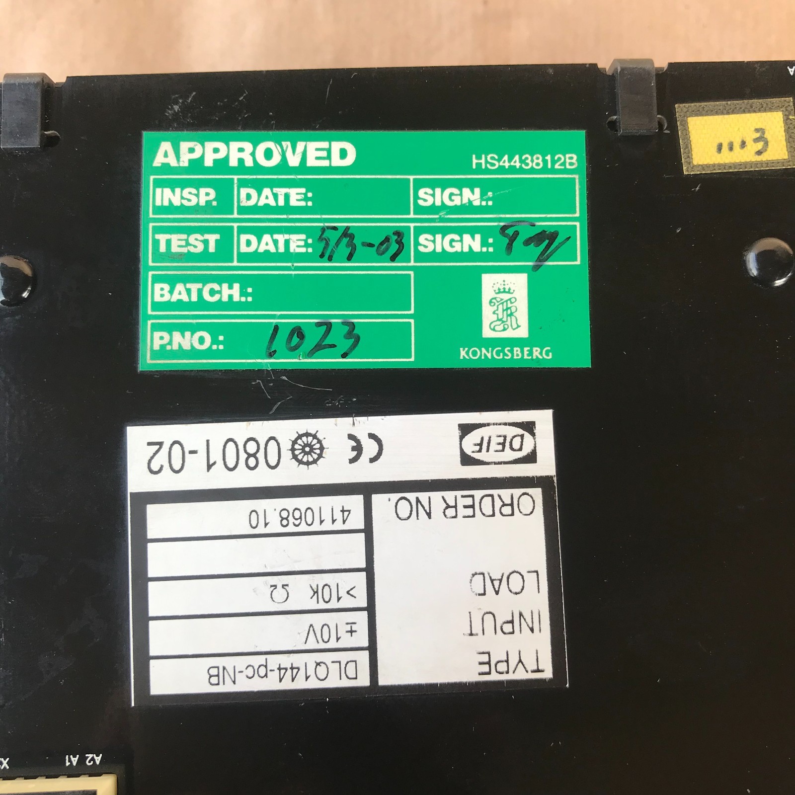 DEIF DLQ144-PC-NB ILLUMINTAED INDICATOR DLQ144PCNB