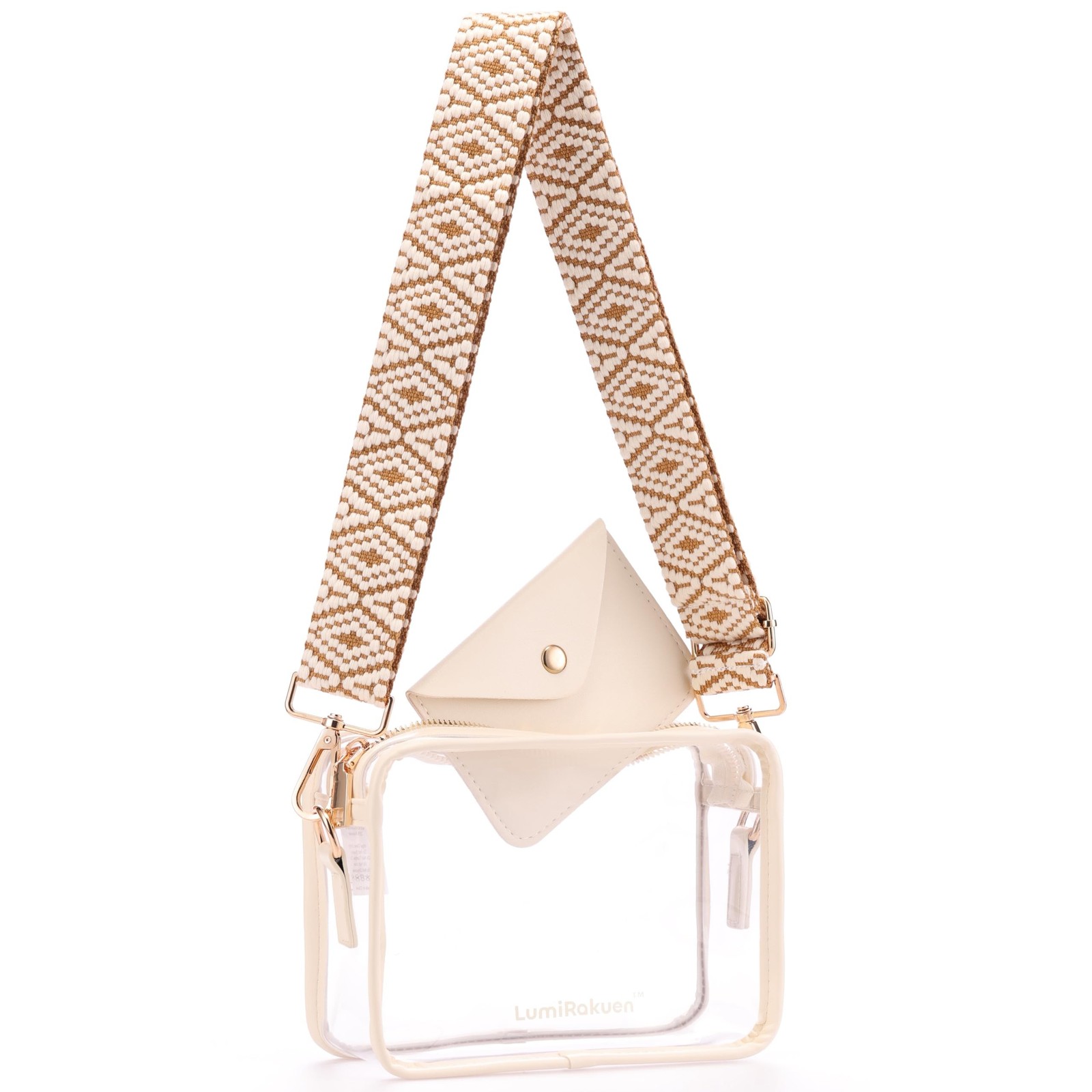 Clear Bag 12x6x12 Stadium Approved, Transparent Bag for Stadium Events, Conce...