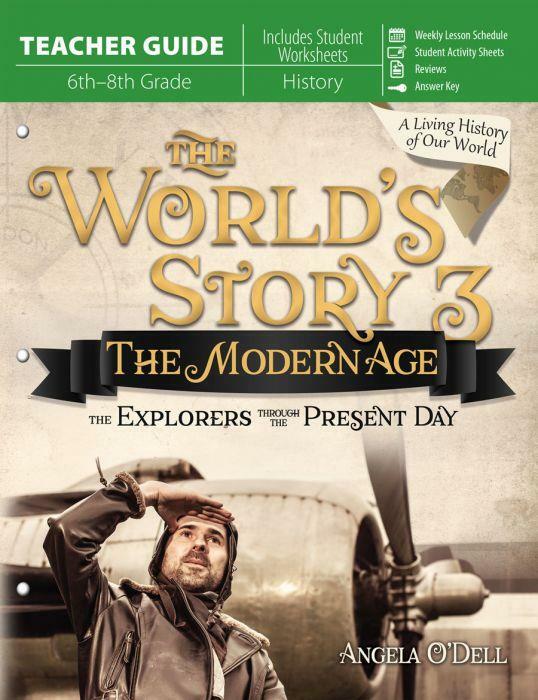 New Master Books Teacher Guide WORLD'S STORY LEVEL 3 MODERN AGE Homeschool 6-8