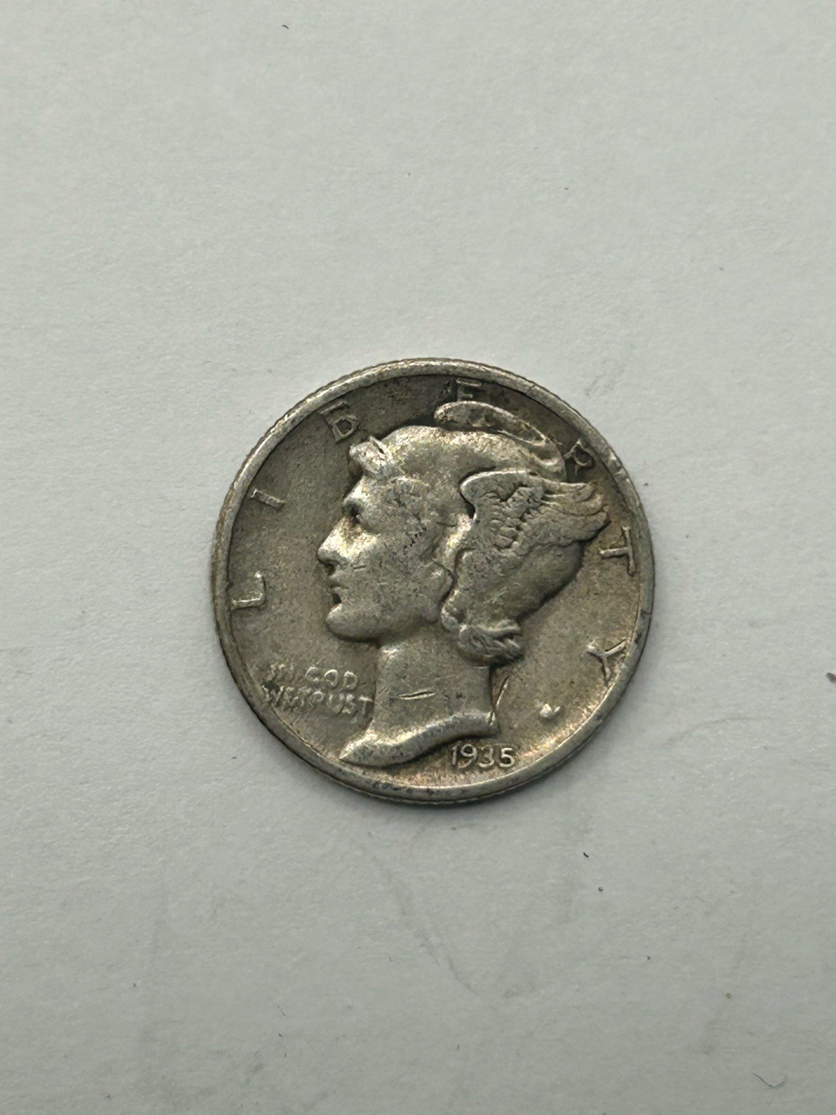 1935 Mercury Dime F