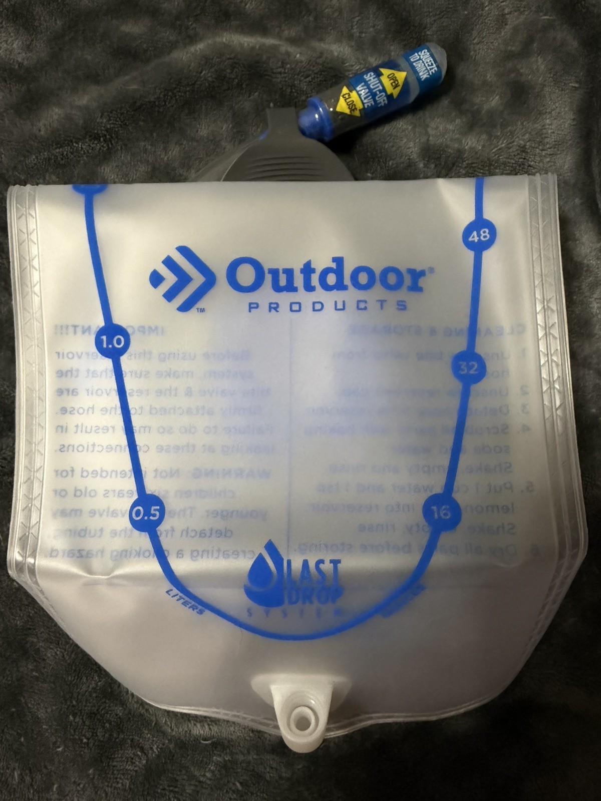 Ozark Trail Hydration Backpack Red & New Outdoor Products Hydration Bladder 2L