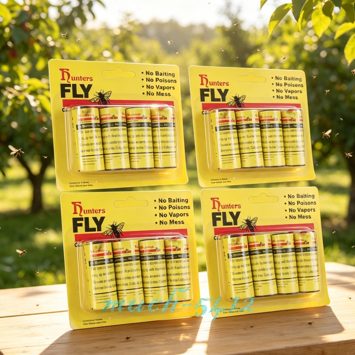 Roll Bug Fruit Fly Traps Sticky Glue Fungus Gnat Pest Control for Indoor Outdoor