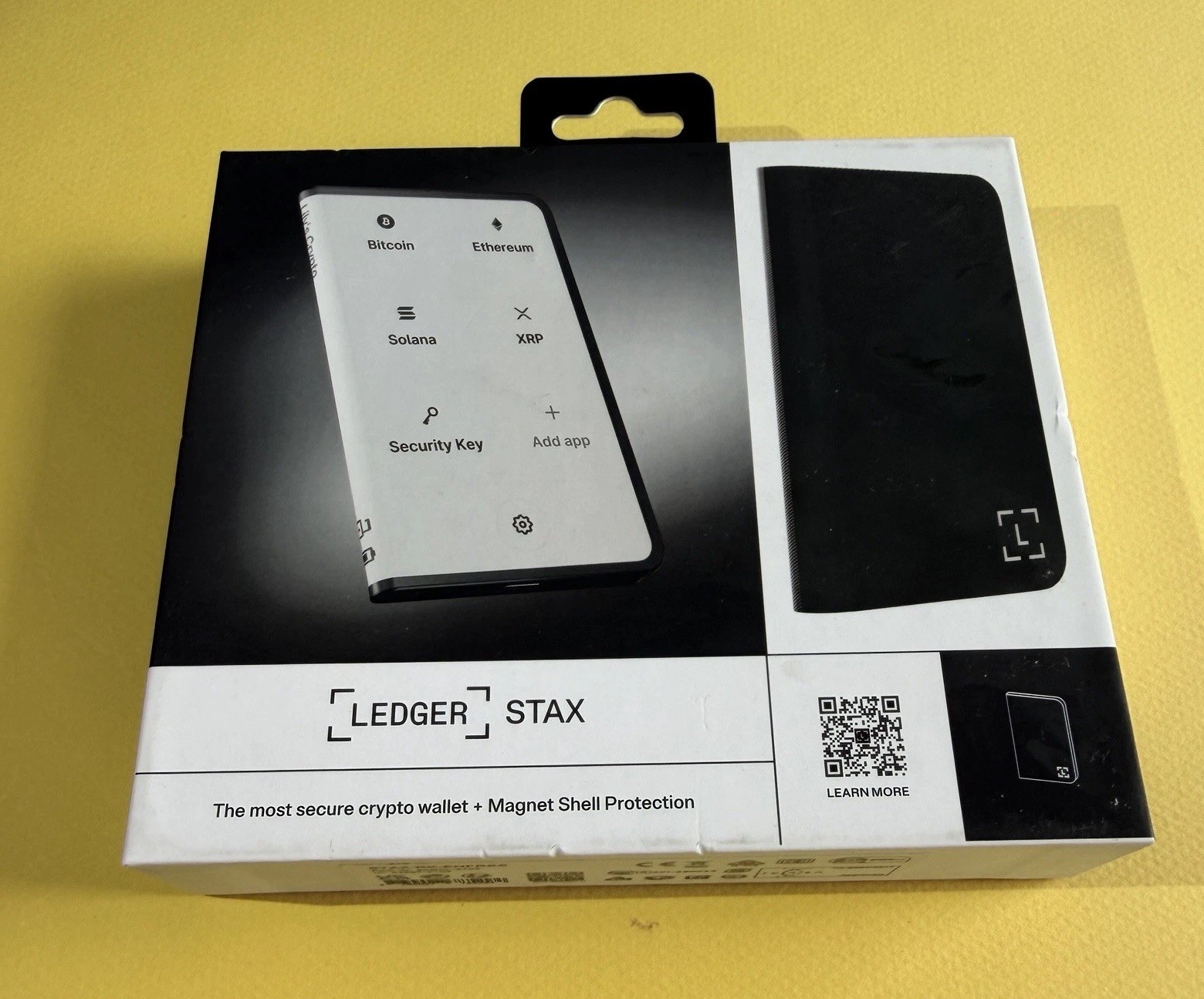 Sealed Ledger Stax Crypto Hardware Wallet + Ledger Recovery Key, STAX-RK-ENFRES