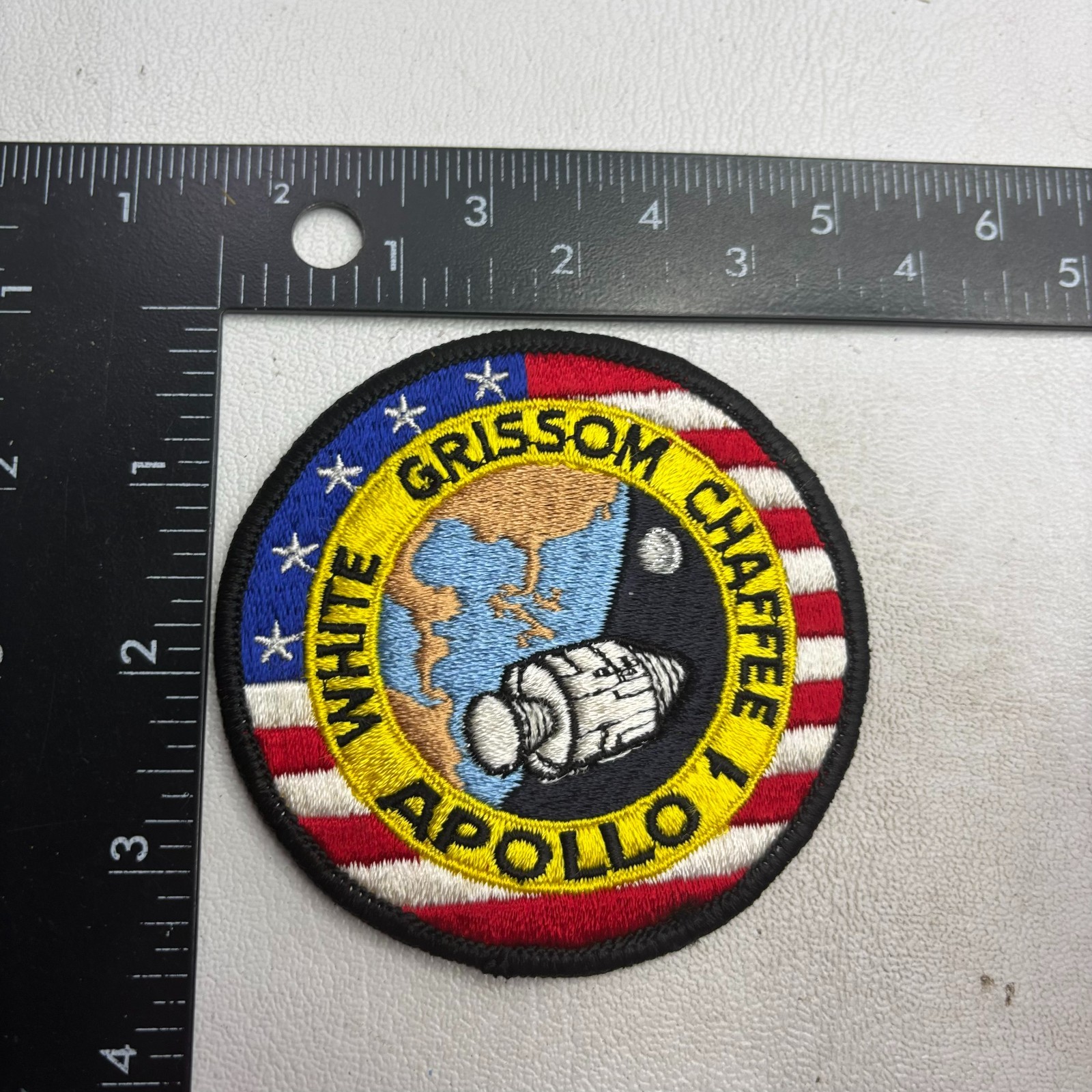 NASA Moon Lunar Mission APOLLO 1 Patch 65RK