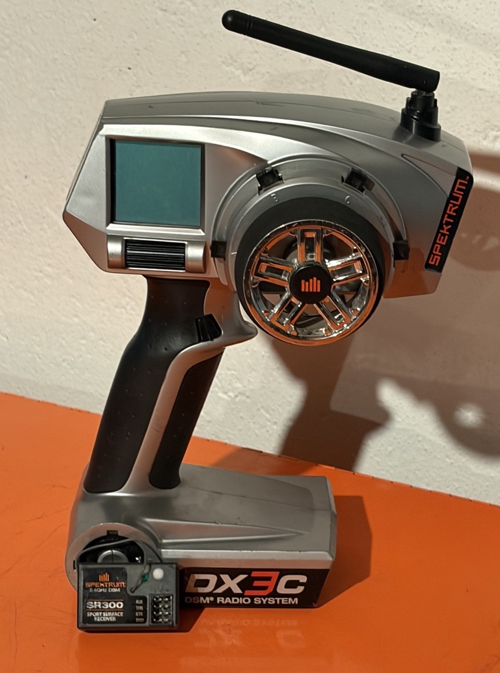Spektrum DX3C Radio W/ SR300 Receiver DSM 3-Channel 2.4 GHz