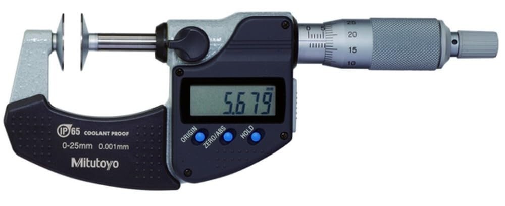 Mitutoyo 323-250-30 GMA-25MX Disc Micrometer  IP65  0 mm-25 mm  0.001 mm New
