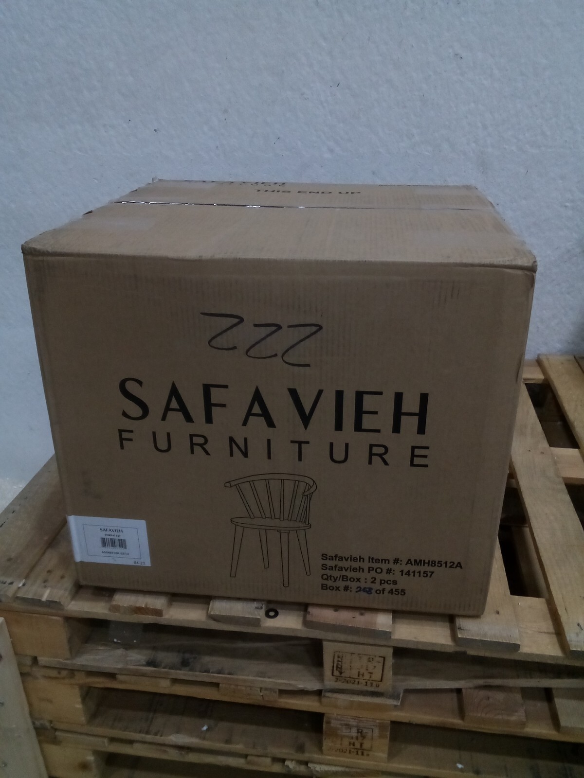 Safavieh Curved Spindle Side Chair, Reduced Price 2172721189 AMH8512A
