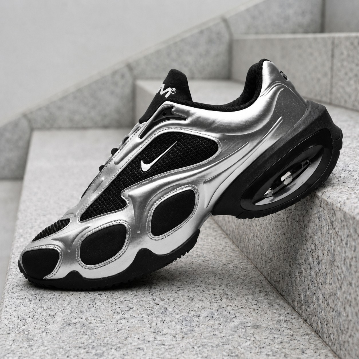 Nike Air Max Muse Black Metallic Silver FV1920-001 Womens New