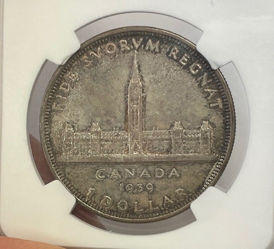 Canada - 1939 Silver Dollar (NGC AU 55)