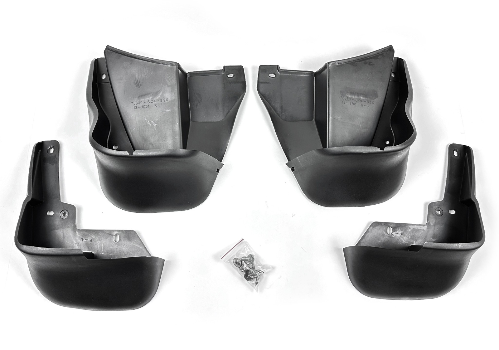 4 Pcs OE Style Generic Mud Flaps Mud Splash Guards For 96-00 Honda Civic 2/4 DR