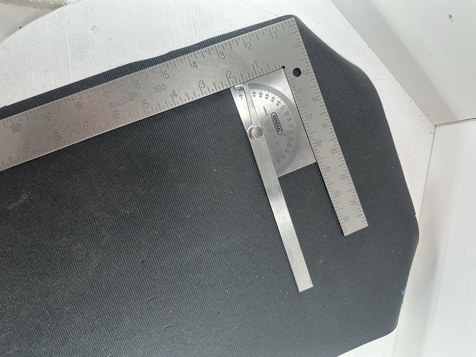 Vintage General Tools No. 17 Stainless Steel Protractor Head Adjustable Angle