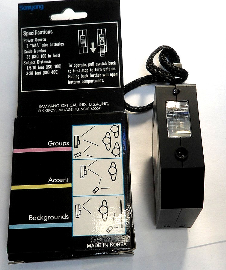 Samyang Mini Max Slave Flash - Tiny, Self Standing Mint, Open Box